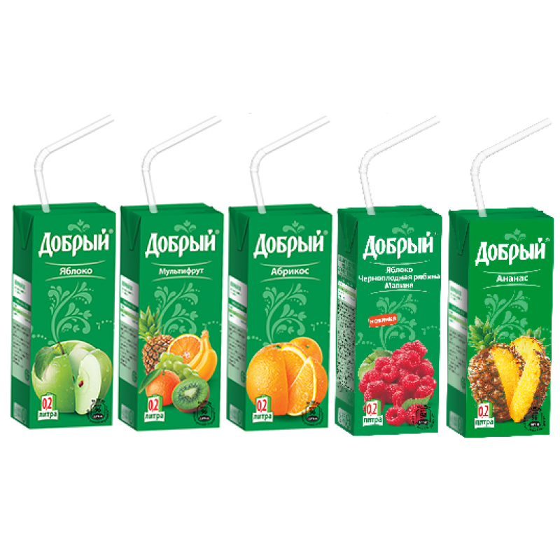Сок Добрый 0,2л